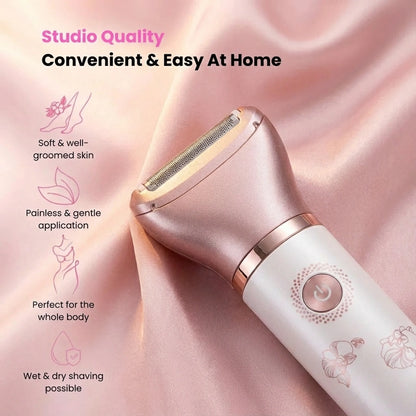 VelvetSmooth™ No-Razor Burn Electric Shaver - Bump Free 2-in-1 Shaver for Women