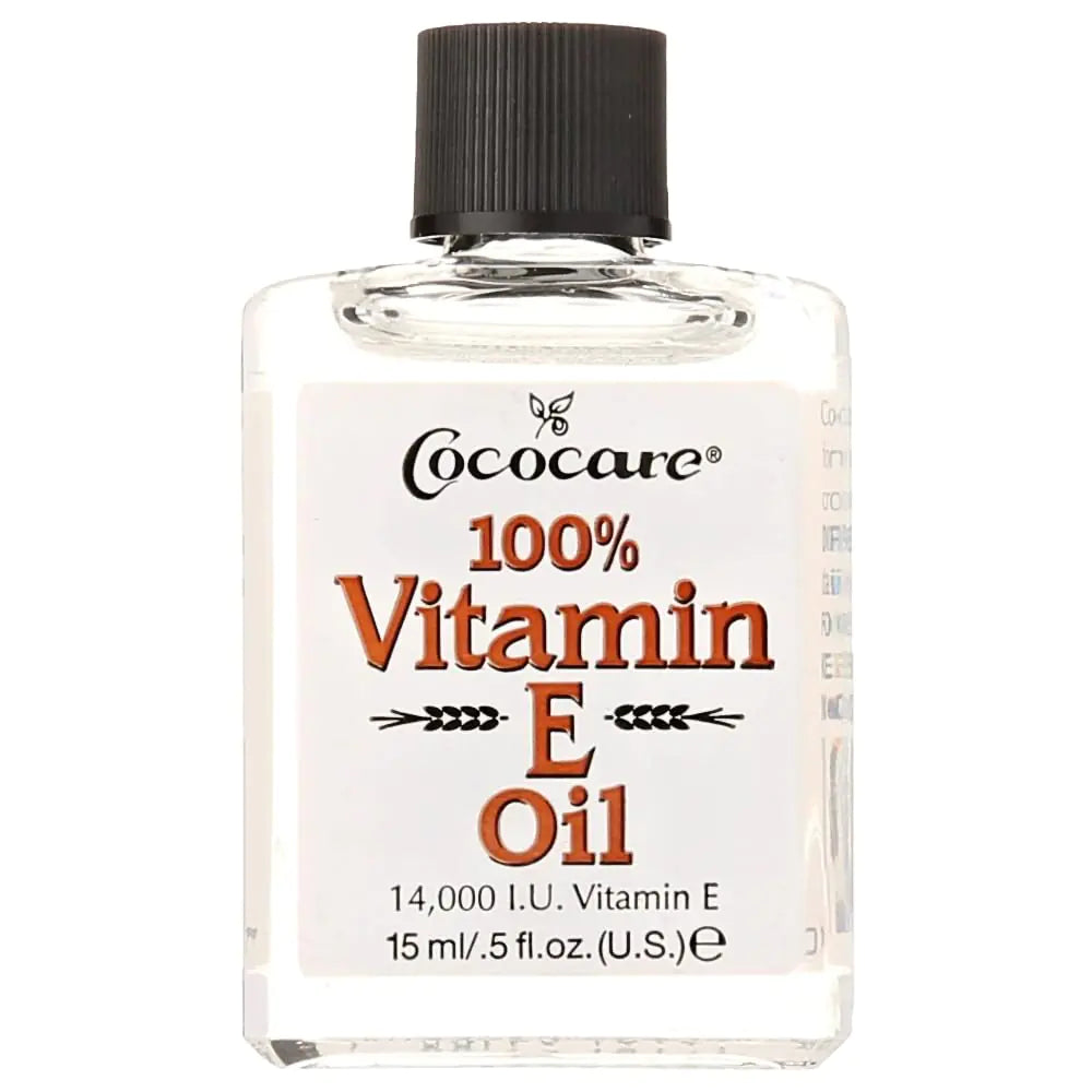COCOCARE 100% Vitamin E Oil 14000 I.U. 0.5 Fl Oz - Skin Moisturizer & Antioxidant Protection